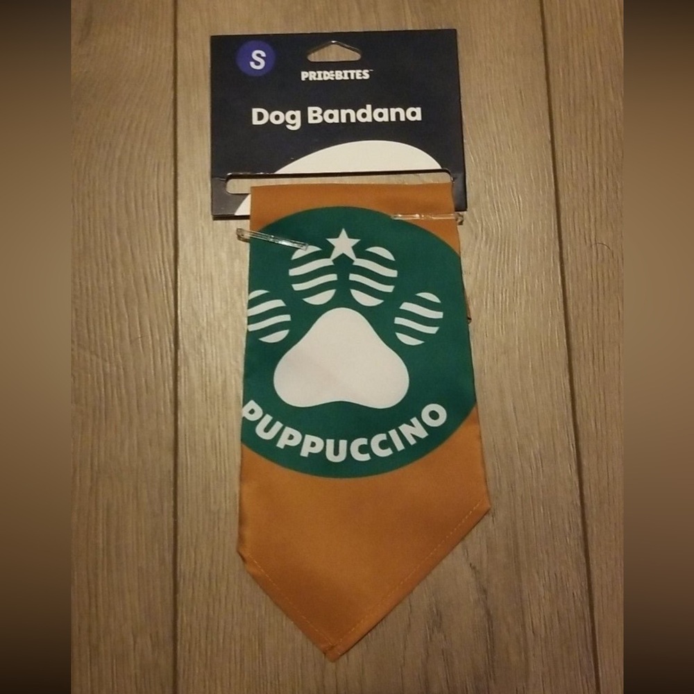 Starbucks Puppuccino Dog Bandana, Brand New, Rare, Small